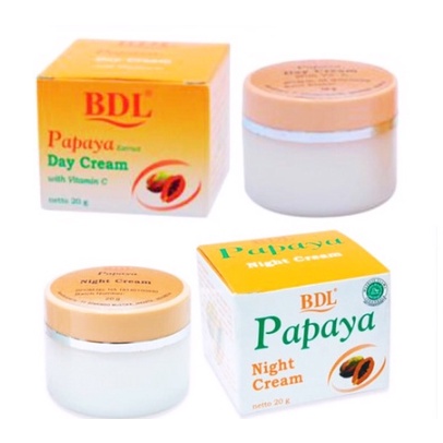 ［印尼批發］RDL PAPAYA BLEACHING CREAM/SIANG/MALAM=>印尼日夜木瓜霜 20g
