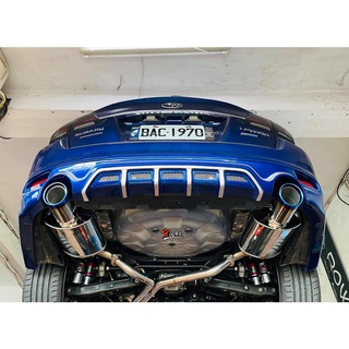 《宏沅國際》柿本改 日本原裝 CLASS KR DUAL SUBARU LEVORG 專用中尾段排氣管