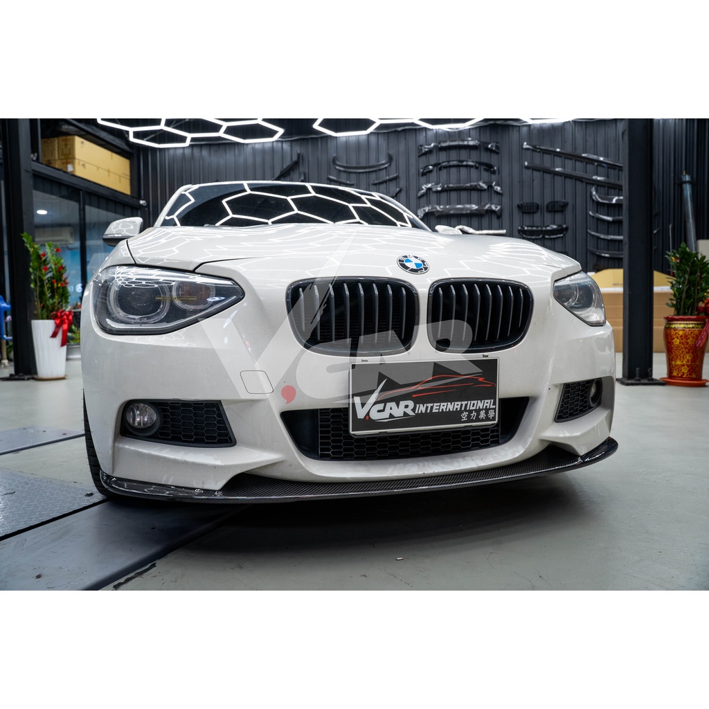 【V.Car】BMW F20 前期 3D款 碳纖維前下巴 M-tech保桿用