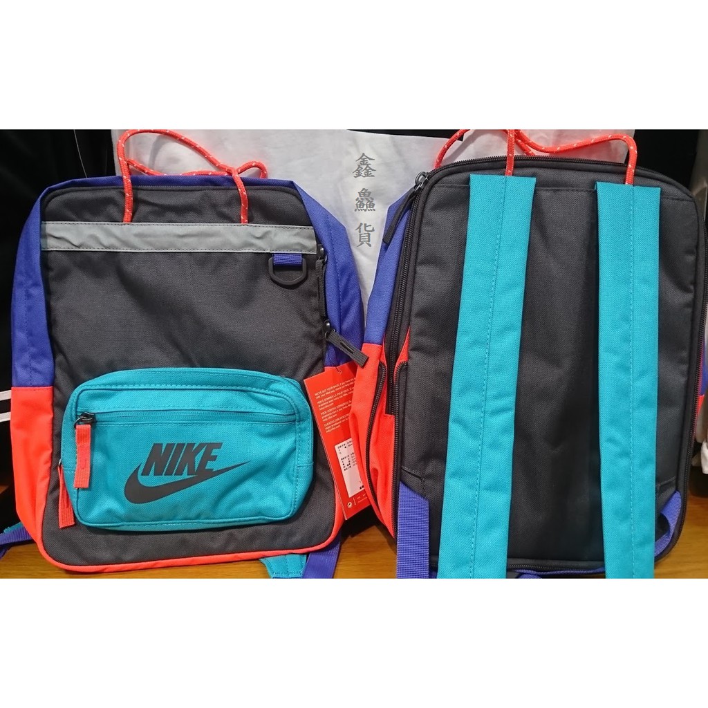 缺貨 2019 八月 NIKE TANJUN BACKPACK 運動包 後背包 藍黑紫 BA5927-082