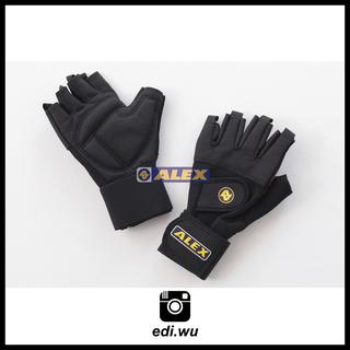 台灣製 正品公司貨 ALEX A-18 皮革手套(雙)-M/L 另賣 NIKE 重量訓練 健身手套 健腹輪