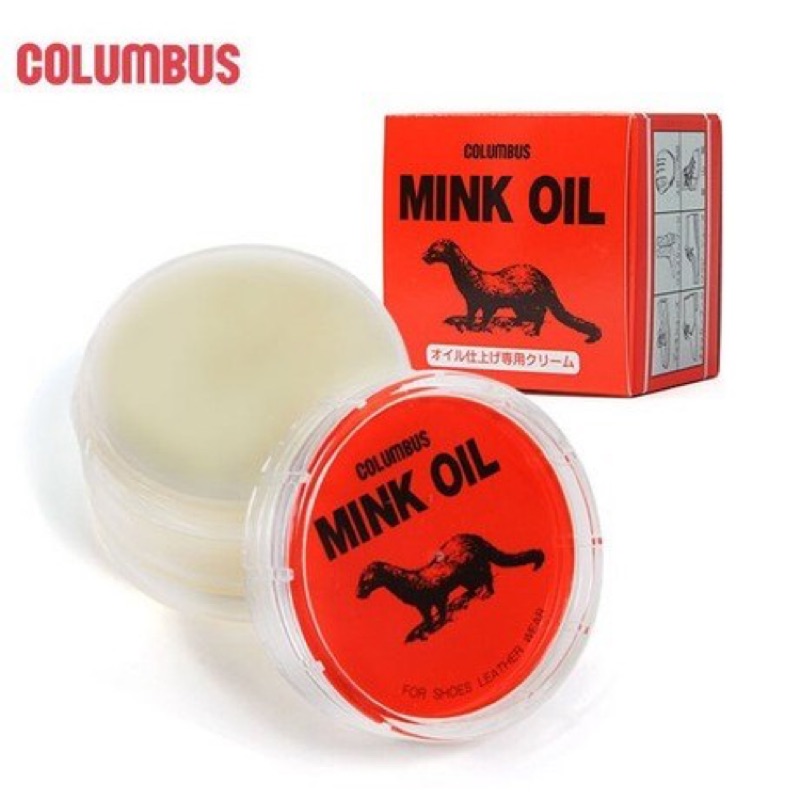 ★女人我最大推薦★日本COLUMBUS MINK OIL 皮革保養貂油(45g)