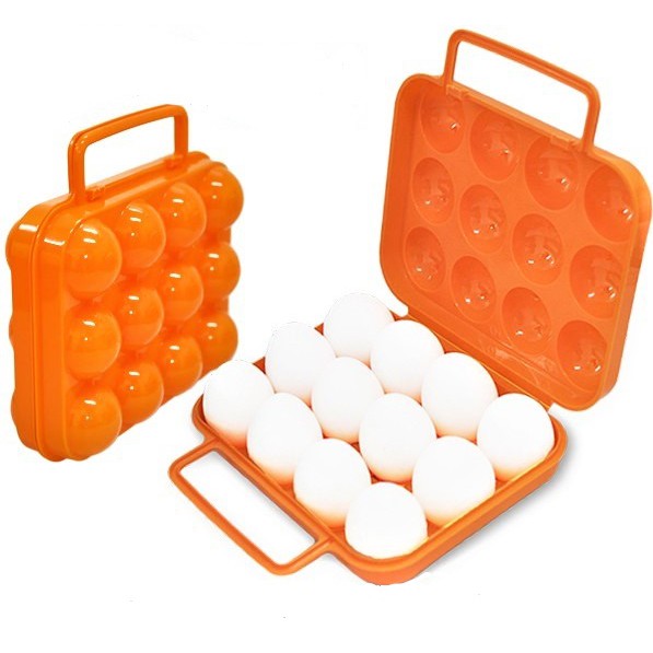 攜帶式雞蛋盒 ∕ 12入【北大露營】