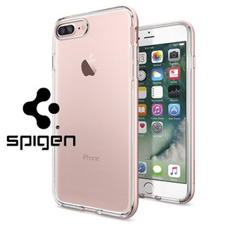 北車 Spigen iPhone 7 Plus Neo Hybrid Crystal 雙件式透明背蓋邊框手機殼 玫瑰金