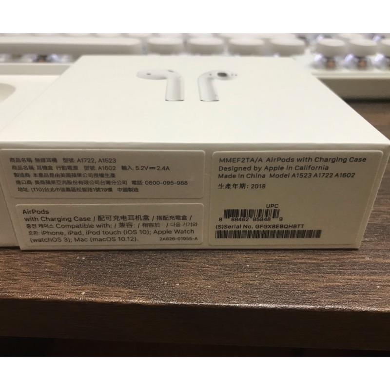 Apple airpods一代 全新無線藍芽耳機