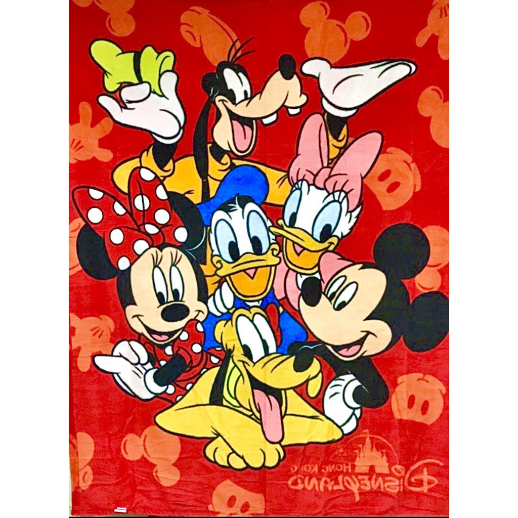 【柑仔Gammazakka】香港 Disney 迪士尼 大集合 集合款 毛毯 毯子 絕版品 保證正品 現貨刊登 附提袋
