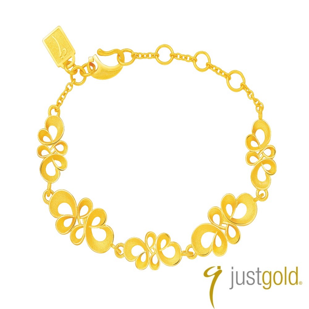 【Just Gold 鎮金店】耀眼傳奇系列 黃金手鍊