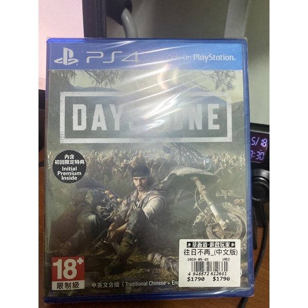 Days gone 往日不在 PS4版 含特典 全新未拆封