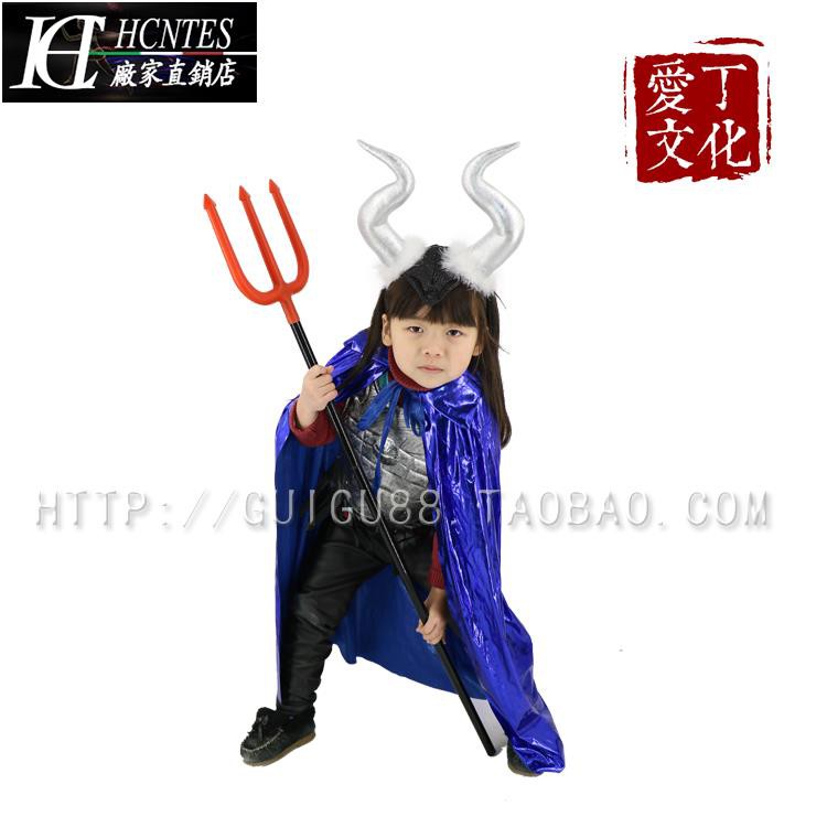 兒童西游記妖魔鬼怪演出cosplay牛魔王服裝搞怪盔甲套裝扮演道具 蝦皮購物