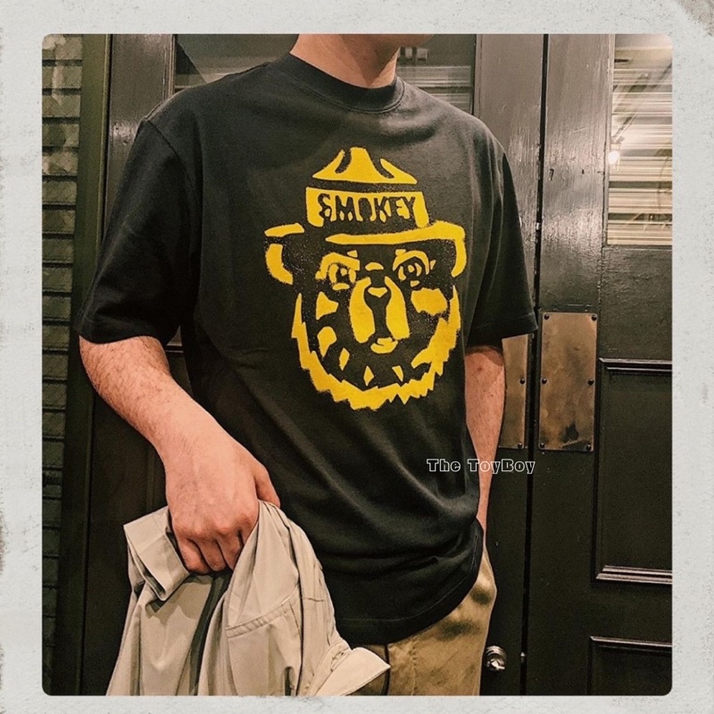 限定款 少量到貨 Filson Smokey Bear Tee 黑色 復古短t