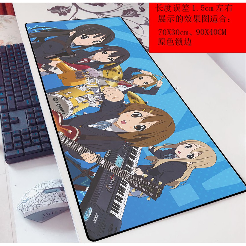 [預購] K-ON！輕音部 輕音少女 平澤唯 秋山澪 田井中律 琴吹紬 中野梓 梓喵 買醬油 動漫滑鼠墊 鼠標墊 桌墊