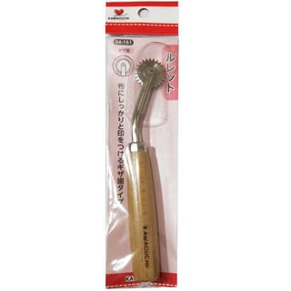 【KAWAGUCHI 河口牌】木柄點線器 點線器 劃布輪【佰昇國際 Baisheng】 (日本原裝進口)
