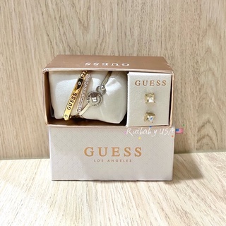 免運✨台灣現貨✨美國🇺🇸GUESS 精品 配件 首飾 超值組 施華洛世奇 水鑽 手鍊 手環 耳環 Guess 飾品 耳飾