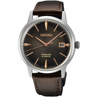 SEIKO 精工 男 PRESAGE 愛爾蘭咖啡調酒師系列機械腕錶(SRPJ17J1) SK008