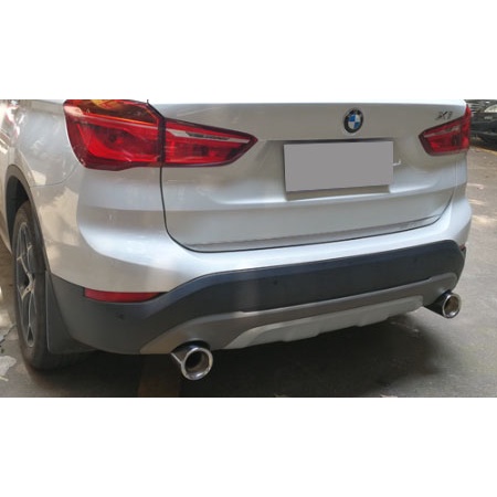 ~歐力斯~寶馬 BMW 16-19年 F48 X1 尾飾管 排氣管 裝飾尾管 亮銀款 鈦藍款 黑鈦款 不鏽鋼材質