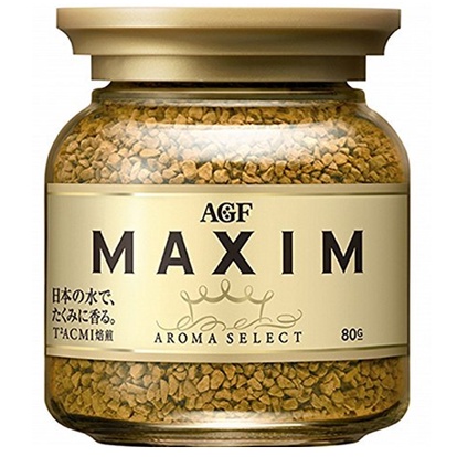 可刷卡。日本 AGF MAXIM 咖啡 80G  金罐 香醇濃厚 沖泡