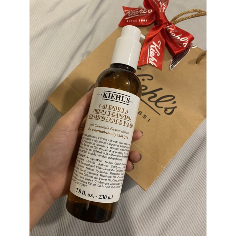 kiehl’s契爾氏金盞花植物精華潔面泡泡凝露/全新/專櫃正貨/洗面乳