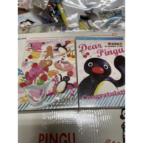全新未拆封 企鵝家族 pingu pinga 日本進口便條本