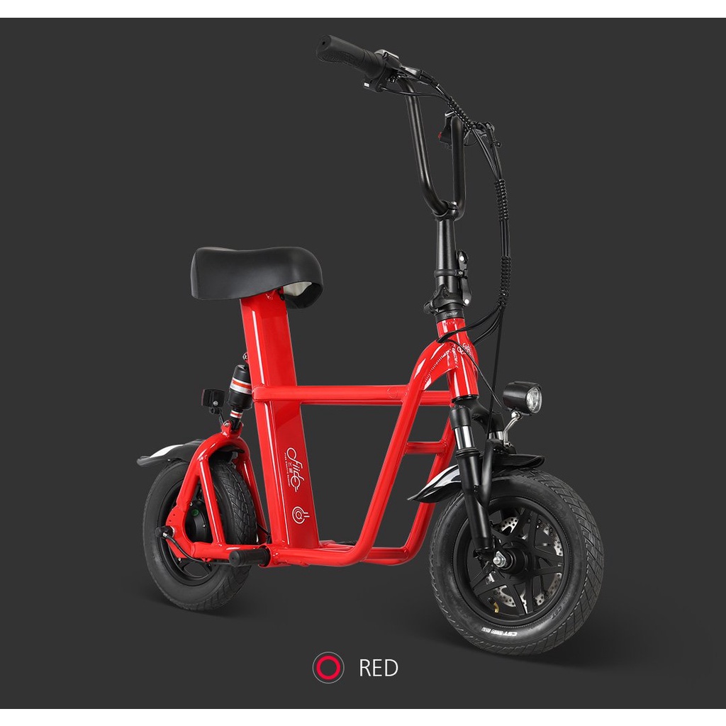 「電池急救站」Fiido Q1S 10Ah  紅色版本 雙避震版本 電動車 / 親子車 / 寵物車 / 買菜車