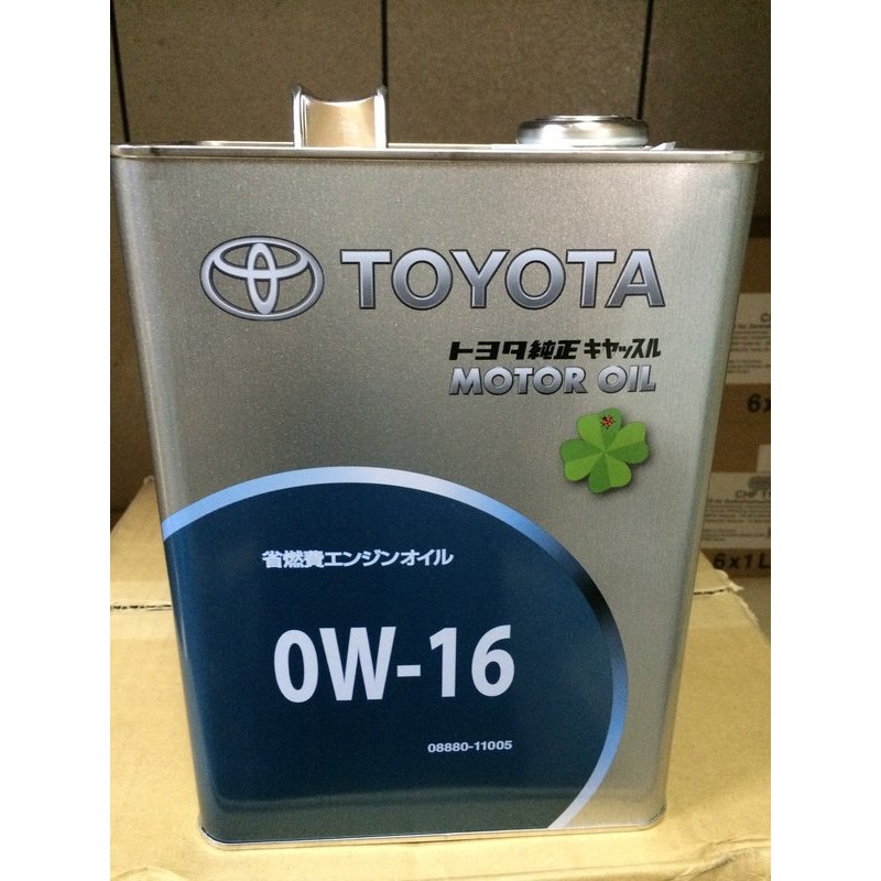 單買區-【豐田 TOYOTA】MOTOR、0W16、高效能合成機油、豐田機油、4L/罐【日本進口】