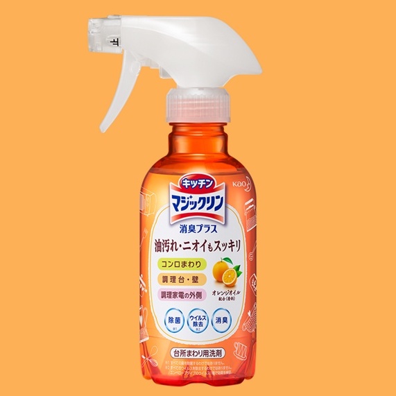 日本原裝魔術靈廚房清潔劑橘油捷淨300ml 全新 蝦皮購物
