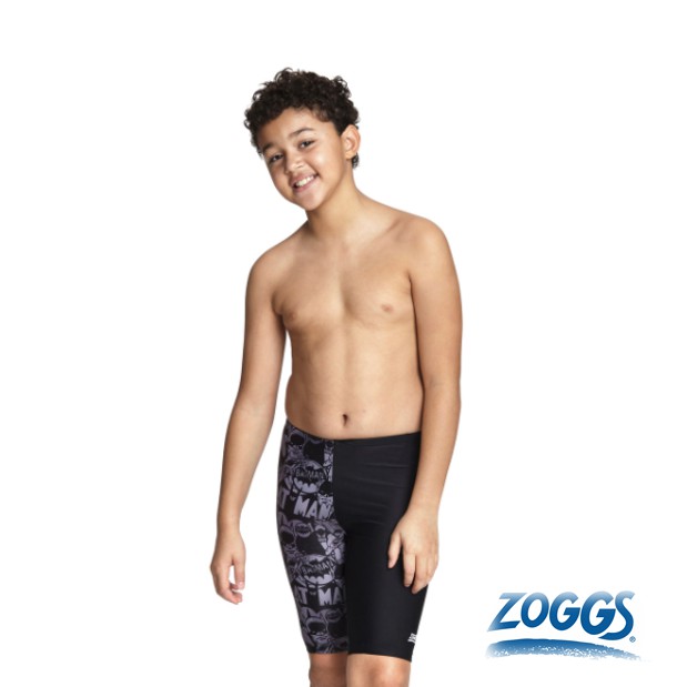 ZOGGS 正義聯盟 DC 青少 大童 男童 蝙蝠俠 及膝 游泳 泳褲