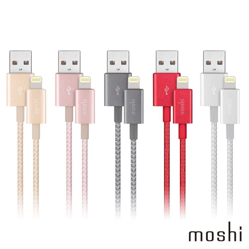 Moshi 編織 線 Integra™強韌系列 Lightning to USB-A 1.2m 編織 充電/傳輸線