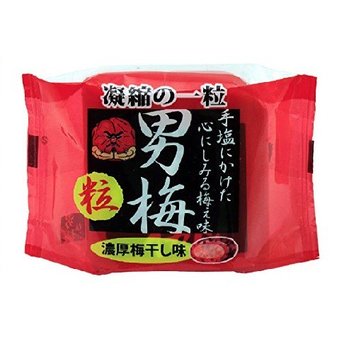 +爆買日本+ NOBEL 諾貝爾 男梅粒 隨身罐 14g 隨手盒 濃厚梅干味 凝縮的一粒 糖果 零食 梅干糖 日本進口