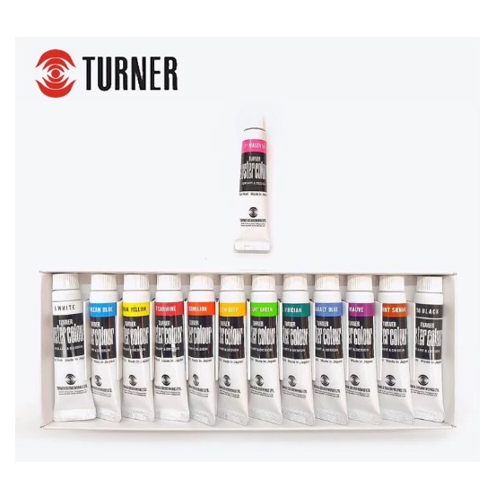 德蘭 - Turner 廣告顏料   專家級 管狀廣告顏料盒裝組12+1 /11ml