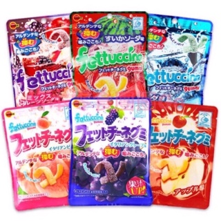 日本零食團團Go❤️日本 北日本 fettuccine長條軟糖 紫葡萄/水蜜桃/可樂/蘇打/檸檬/麝香/鳳梨/草莓
