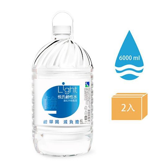 只接北台灣的訂單 悅氏 鹼性水 家庭號 6000mlx2入多箱優惠 免運費 海洋之心 蝦皮購物