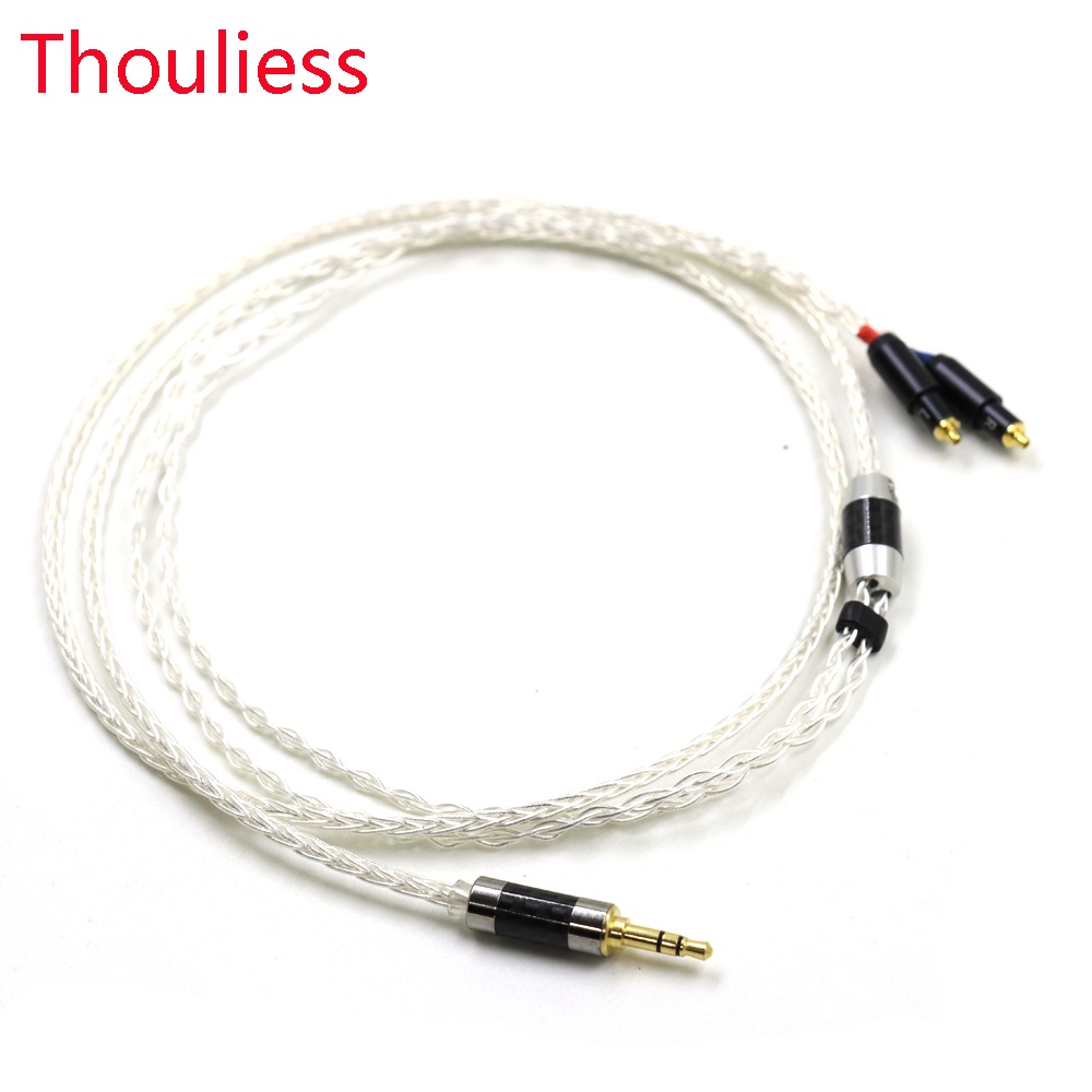 Thouliess SRH1540 SR0 SRH1840 SRH1440 耳機平衡單晶銀耳機升級線
