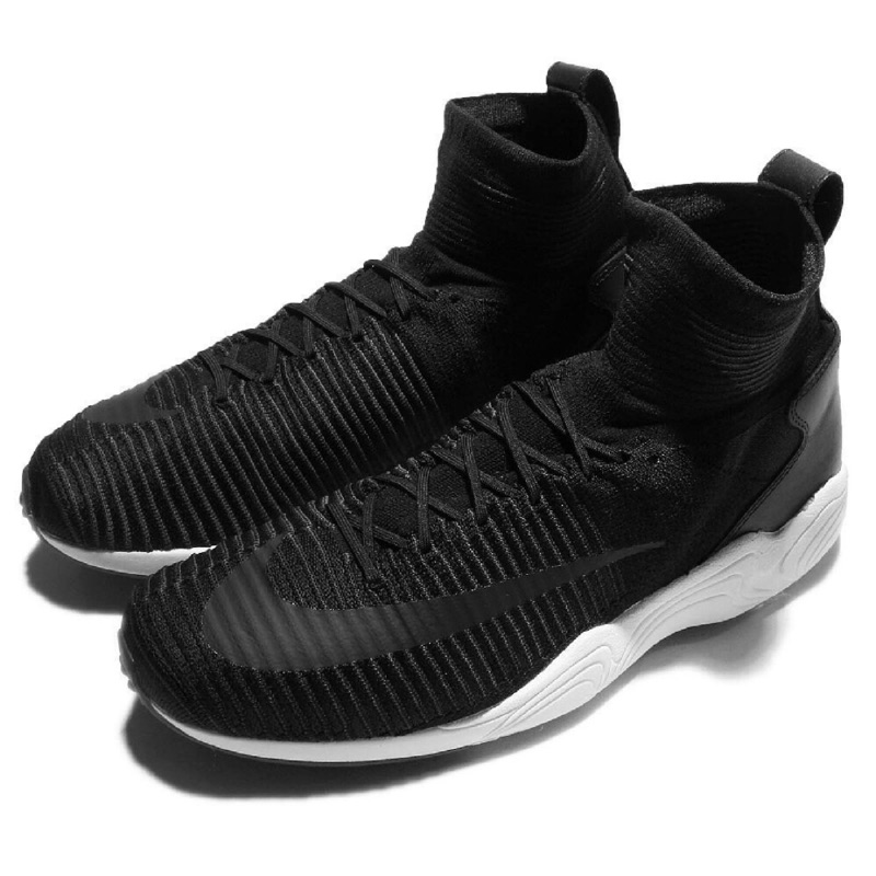 NIKE ZOOM MERCURIAL XI FK FLYKNIT 編織慢跑鞋(黑)844626-001男