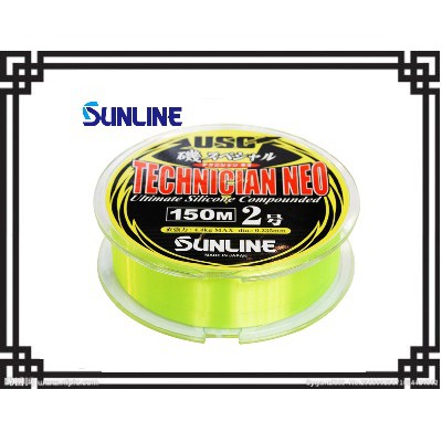 濱海釣具 SUNLINE TECHNICIAN NEO 磯釣母線 尼龍線 150M