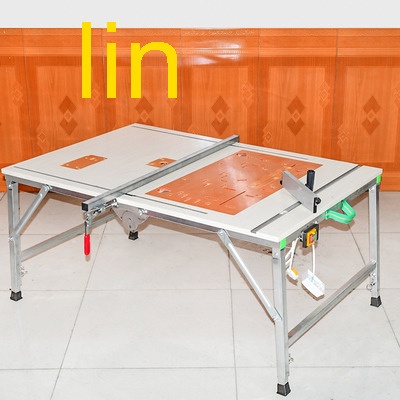 lin折疊倒裝鋸臺升降裝修台鋸便攜多功能小型組合工作台木工馬凳