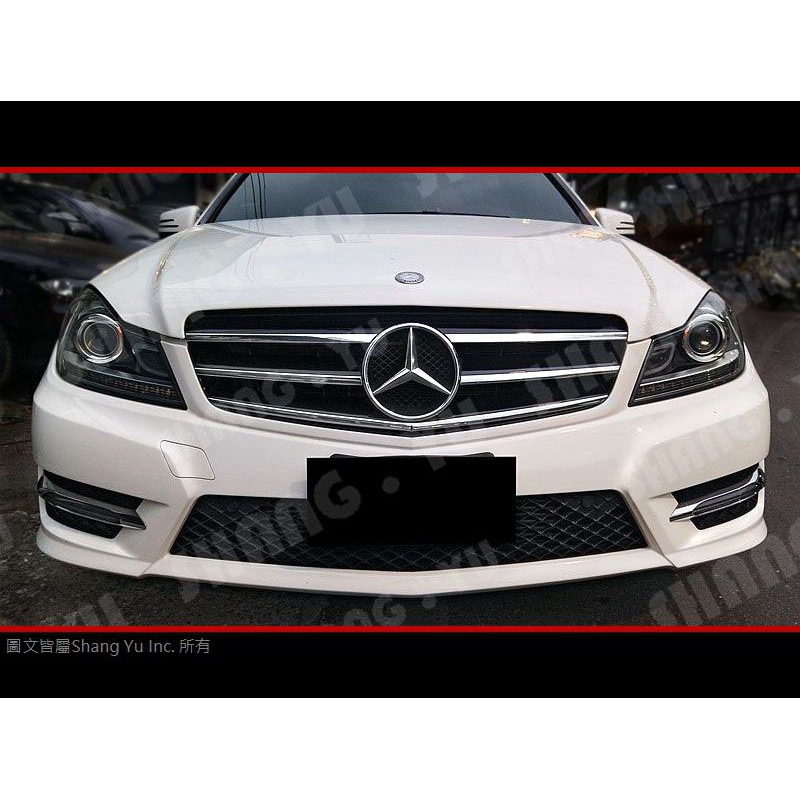 Benz C-Class W204 C250 AMG 前保桿 空力套件