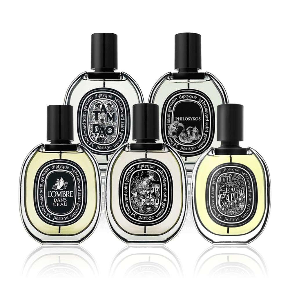 Diptyque｜淡香精 75ml (肌膚之華/玫瑰之水/譚道/希臘無花果/花都之水/爵夢/坦博)