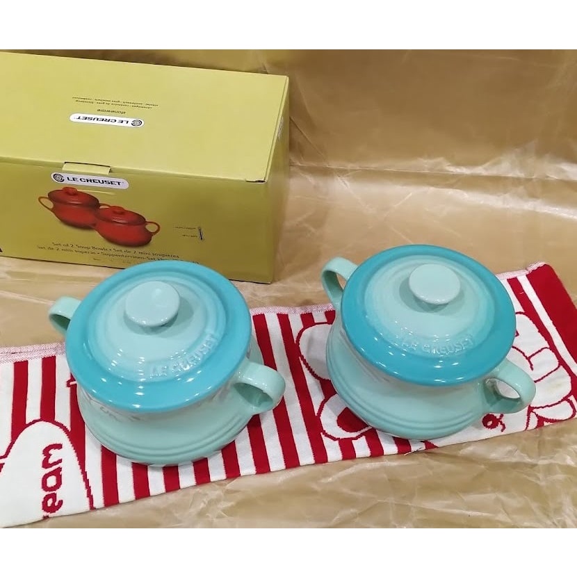 法國 Le Creuset 小湯汁壺 2入/組 (薄荷綠) 500ml