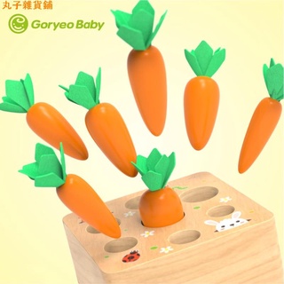 子小店鋪Goryeobaby 拔蘿蔔 玩具 兒童益智 拼插胡蘿蔔遊戲 1-2-3-4-5歲 女孩 男孩