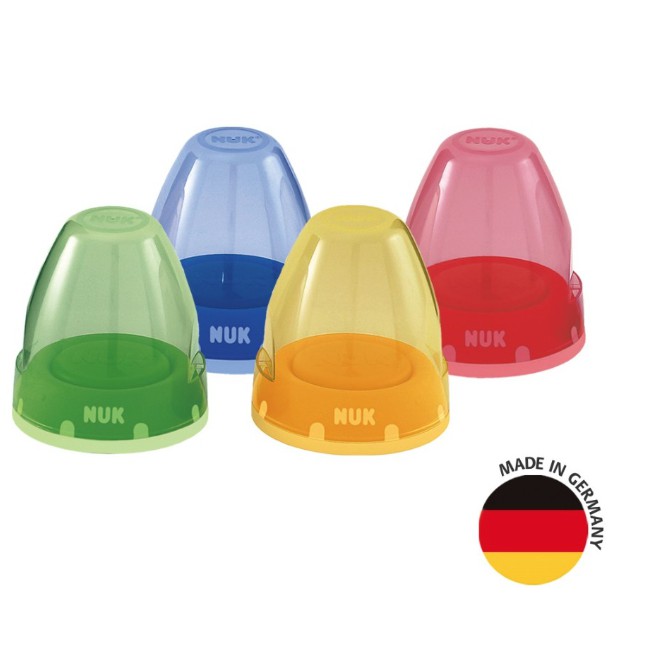 {小青蛙}德國NUK-奶瓶旋轉蓋組一入-寬口徑40256630顏色隨機
