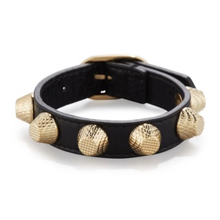 Balenciaga Giant Leather Golden Stud Bracelet 巴黎世家卯釘手環