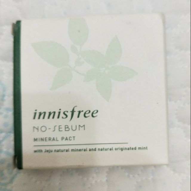 韓國門市購入 innisfree悅詩風吟 無油光天然薄荷礦物控油蜜粉餅 8.5g