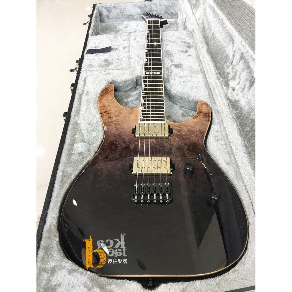 反拍樂器 Esp E Ii M Ii Nt Black Natural Fade 電吉他代理公司貨 蝦皮購物