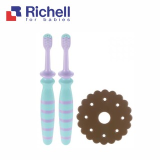Richell 利其爾｜訓練型乳牙刷第二階 12M