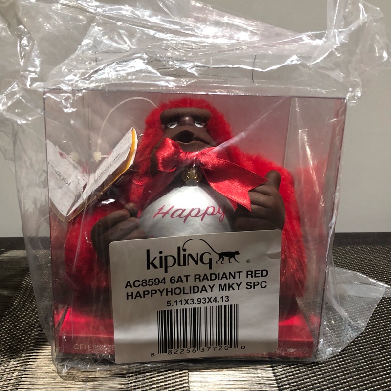 (ง •̀_•́)ง買東西做公益→ Kipling 2018 節日鑰匙圈 吊飾 大隻猴/巨猴/猩猩【收入全數捐出】