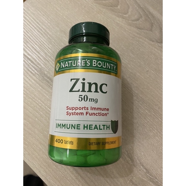 Nature’s Bounty Zinc 高效鋅錠 50mg (400顆)