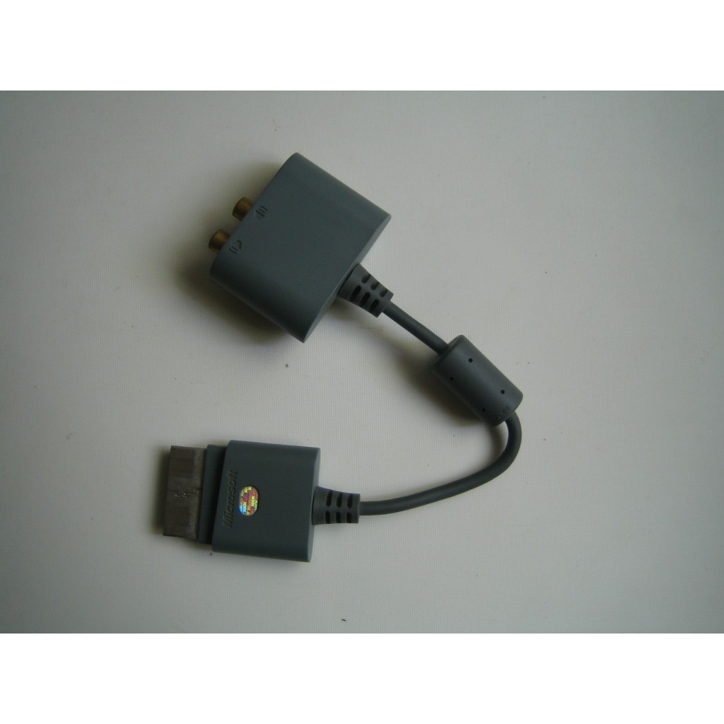 XBOX360 AV端子線 光纖Dolby5.1輸出/RCA音訊轉接器 RCA 輸出 轉光纖輸出