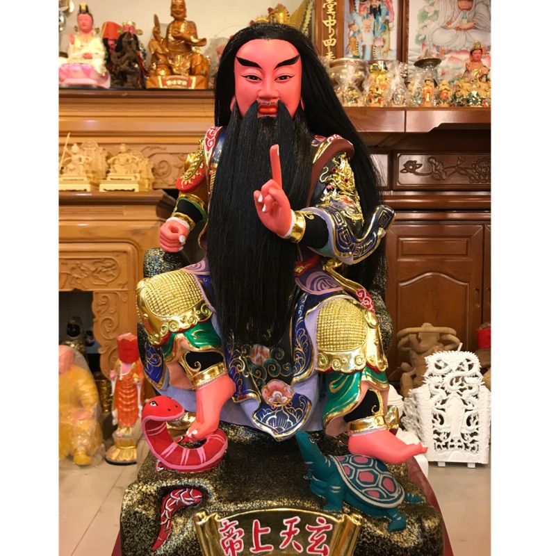 1尺3散髮玄天上帝 蝦皮購物