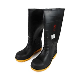 長筒職業工作用雨鞋 鋼頭鋼底 防水止滑耐油耐高溫 腳部護具 EN-345