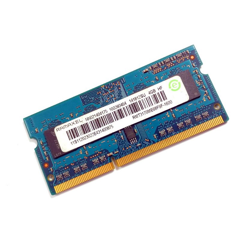 ramaxel 4GB 讀寫1600 DDR3筆記型電腦記憶體(rmt3170me68f9f-1600)